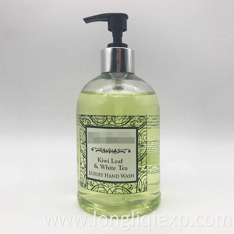 Luxury Kiwi leaf white tea 500ml liquid hand wash lotion for cleaning